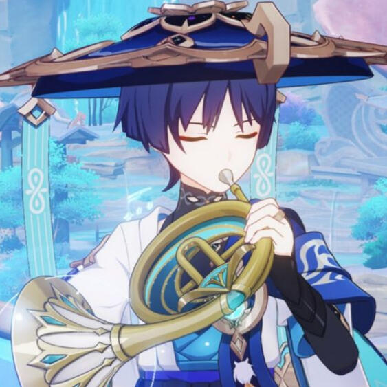 hat guy playing the french horn